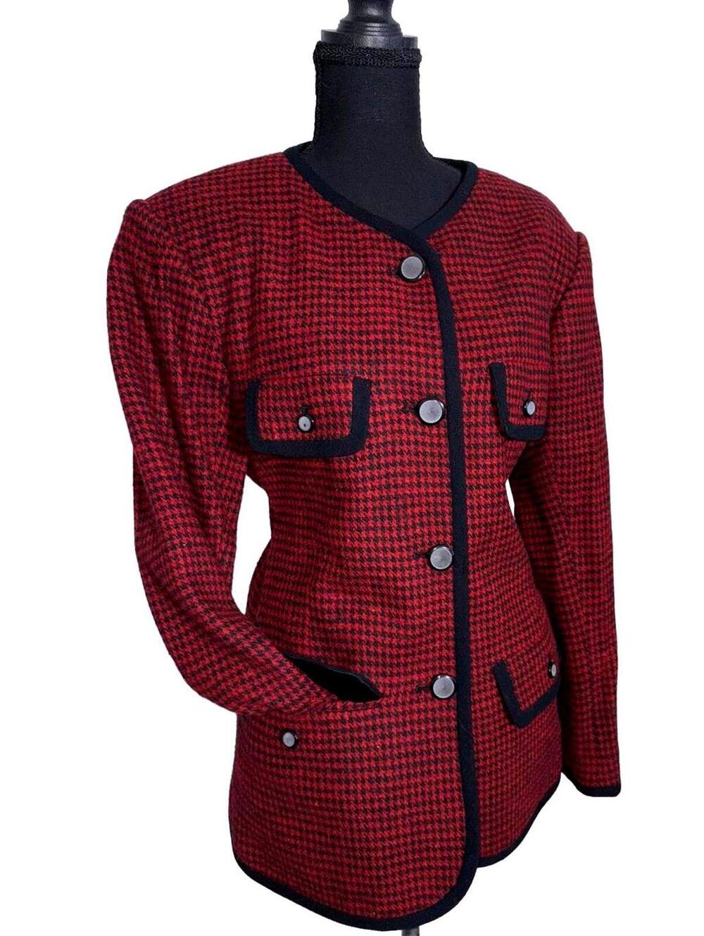 Woman's Vintage-Jessica Hale, Wool Blend Blazer, Size 12